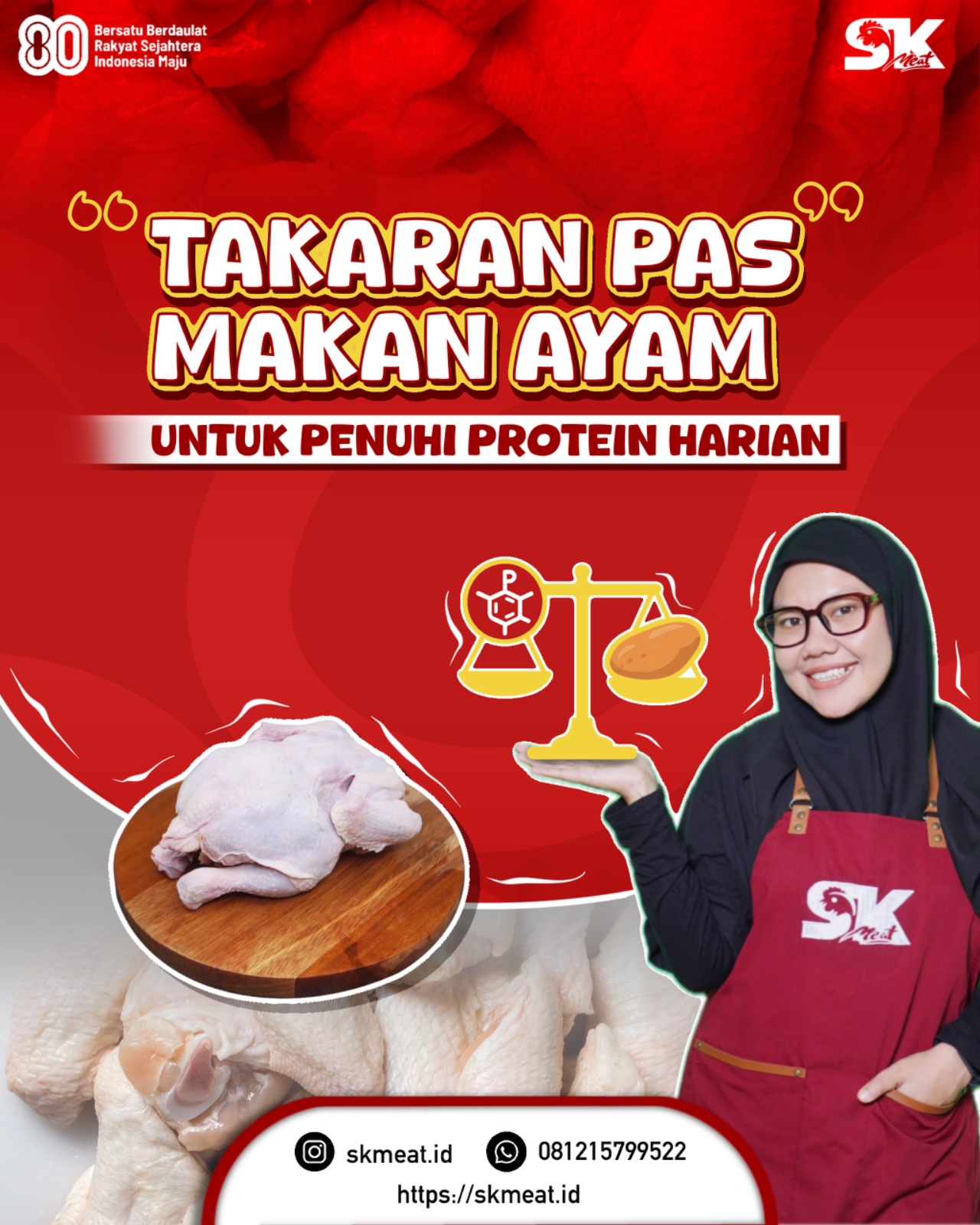 Berapa Kebutuhan Konsumsi Protein dari Ayam per Hari? Simak Faktanya!